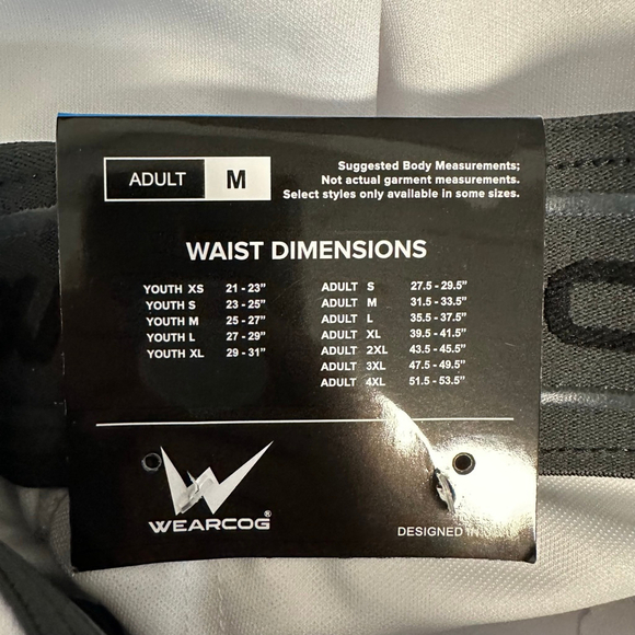 Men's Wearcog Baseball Knicker Pants White Size Medium NEW NWT Softball - Picture 11 of 11